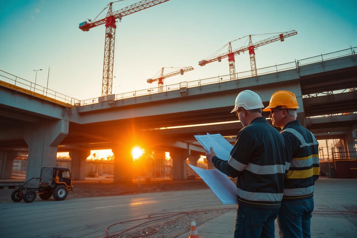 Infrastructure project site